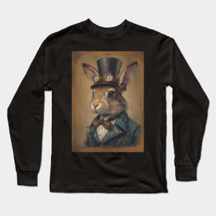 Steampunk Rabbit Long Sleeve T-Shirt